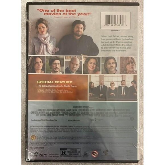 This Is Where I Leave You (DVD, 2014, Widescreen) - New - Picture 2 of 2